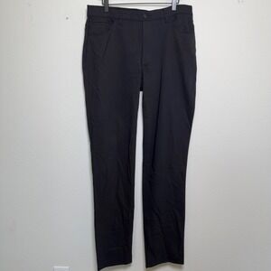 American Tall Men Pants 36x36 Black Performance Stretch 5-Pocket Chino Trousers